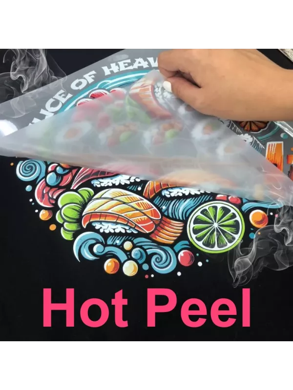 Hot Peel DTF Transfers