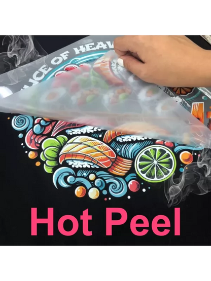 Hot Peel DTF Transfers
