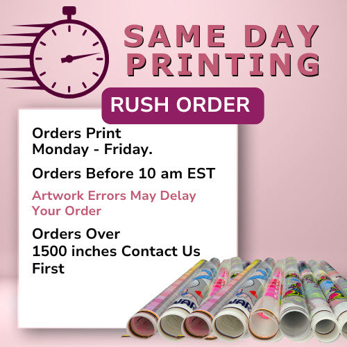 Same Day Printing | Rush Orders For DTF Gang Sheets