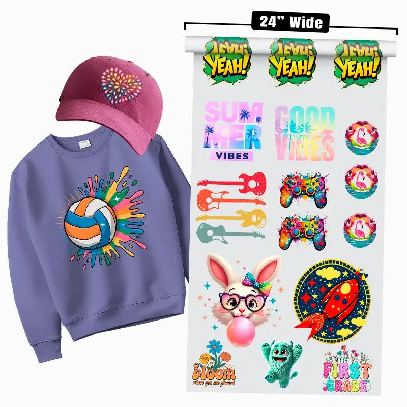 Same day DTF gang sheets wholesale — rush orders shipped same business day for print shops